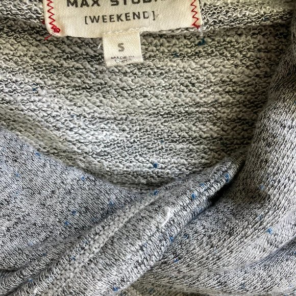 Max Studio Weekend Gray Cowl Neck Size S Sweater Dress - Picture 4 of 9